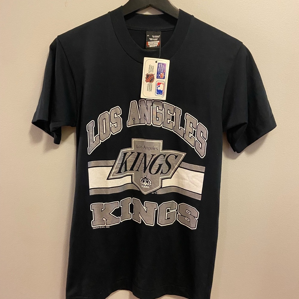 Vintage NHL Los Angeles Kings T-Shirt - 1988 - New With Tags - Gretzky